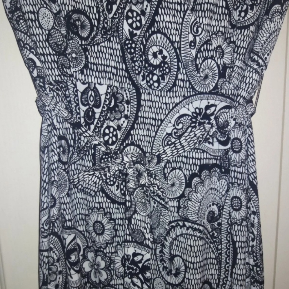 Glamour size 10 Flirty Tie Waist Dress